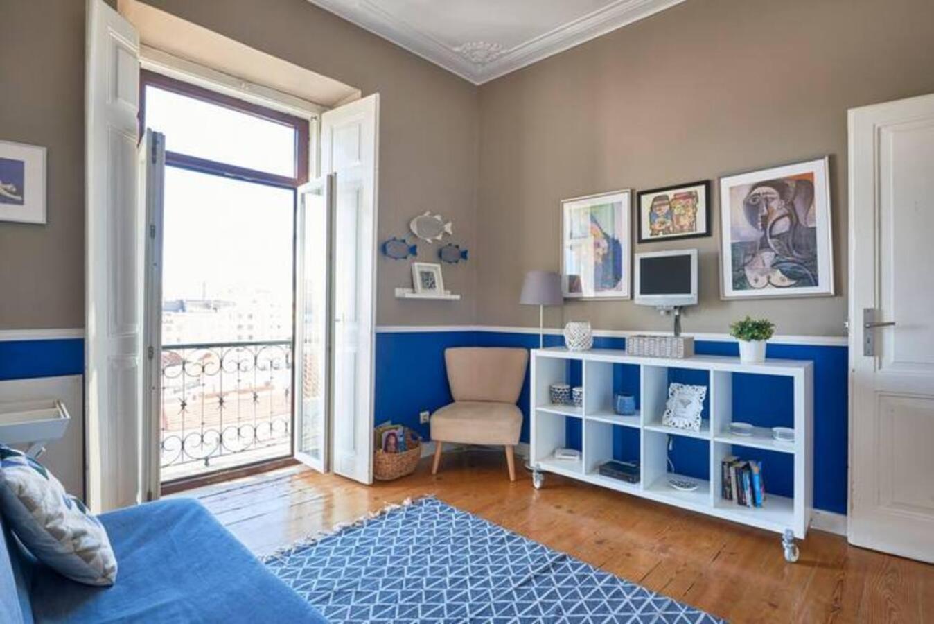 Central & Calm With Great View Lisbon Bagian luar foto